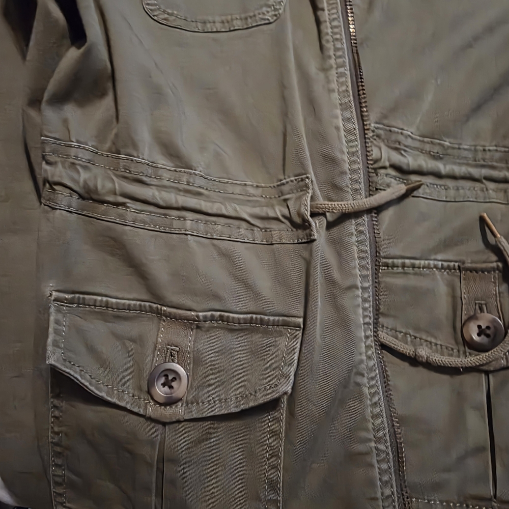 Express Khaki Utility Jacket - image 7